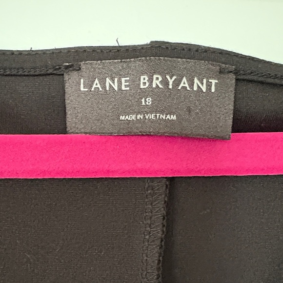 Lane Bryant Black Blouse with heart ♥️ Buttons - Picture 2 of 5